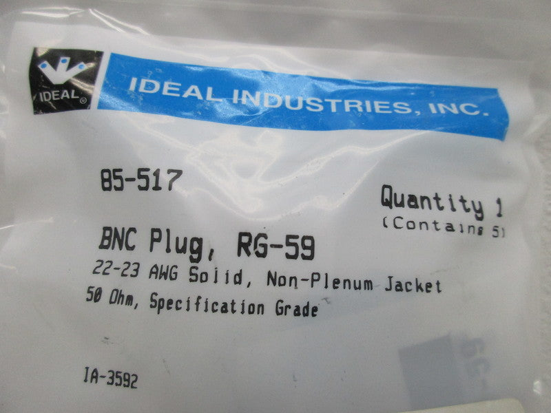 IDEAL 85-517 BNC PLUG   NSMP
