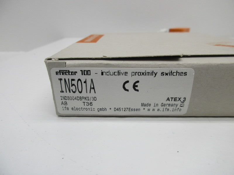 IFM EFECTOR IN501A PROXIMITY SWITCH  NSMP
