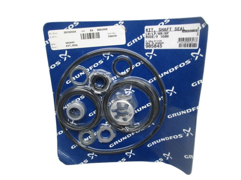 GRUNDFOS 985845 SHAFT SEAL KIT  NSMP