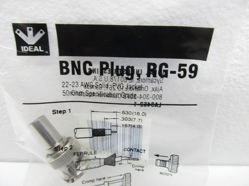 IDEAL IA-3592 BNC PLUG  NSMP
