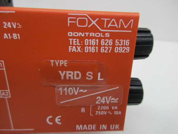 FOXTAM YRDSL TIME DELAY RELAY 110V 24V  NSNP