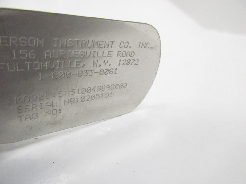ANDERSON INSTRUMENT SA510040890000 TEMPERATURE TRANSMITTER  NSNP