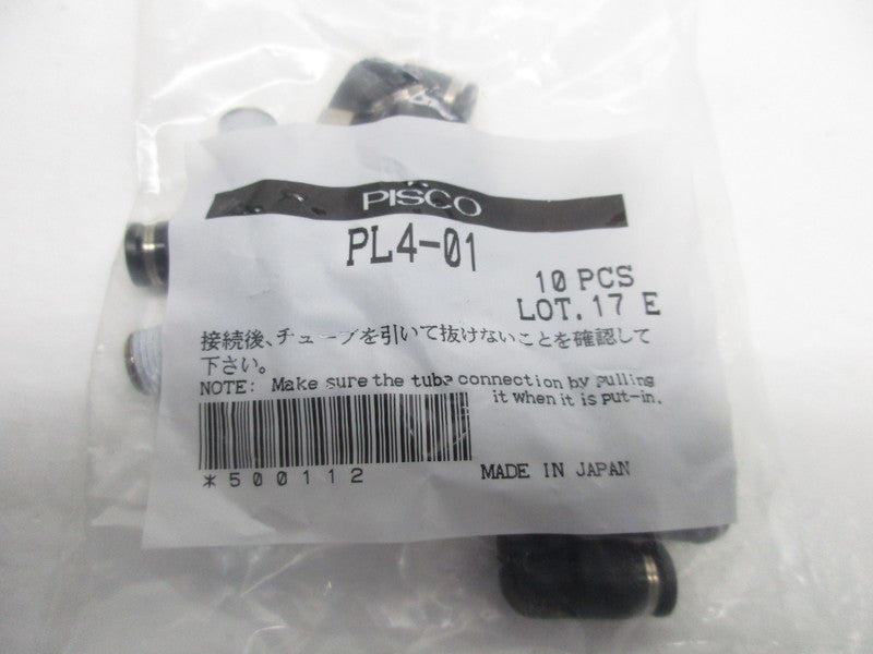PISCO PL4-01 FITTINGS (PKG OF 10)  NSMP