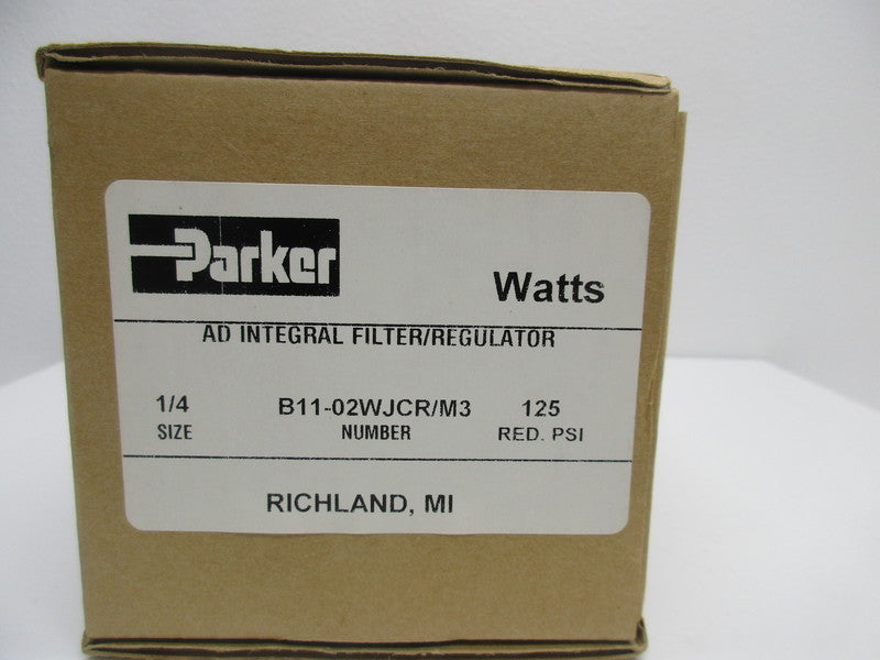 PARKER B11-02WJCR/M3 FILTER/REGULATOR 1/4"  NSMP