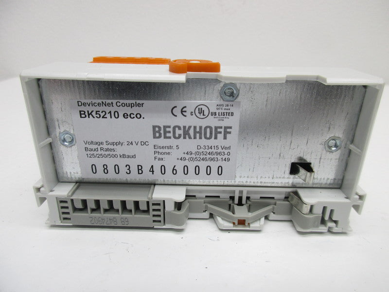 BECKHOFF BK5210 BUS COUPLER  NSMP
