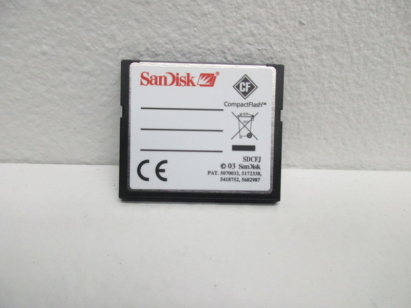 SANDISK 128MB COMPACT FLASH CARD  UNMP