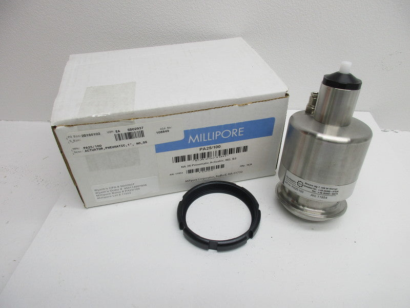 MILLIPORE PA25/100 PNEUMATIC VALVE ACTUATOR  NSMP