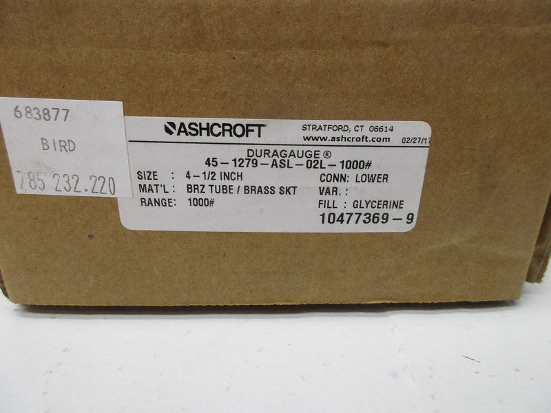 ASHCROFT 45-1279-ASL-02L-1000#  NSMP