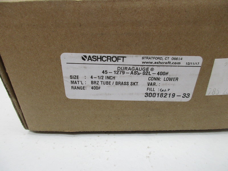 ASHCROFT 45-1279-ASL-02L-400#  NSMP