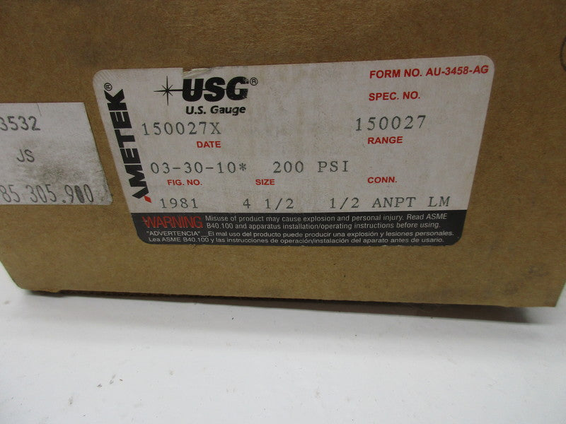 AMETEK 150027X NSMP