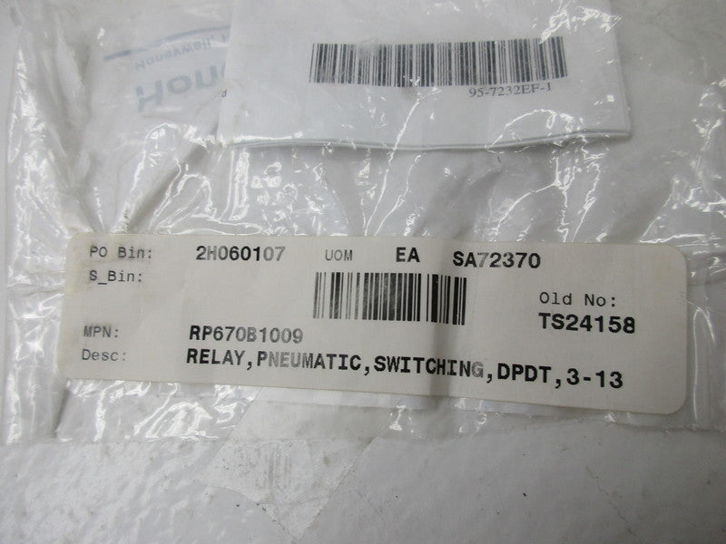 HONEYWELL RP670B1009 NSNP