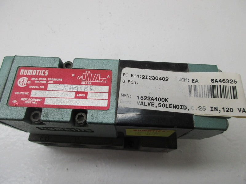 NUMATICS 152SA400K NSNP