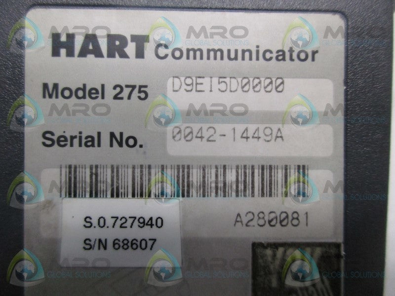 HART 275-D9EI5D0000 COMMUNICATOR  NSMP