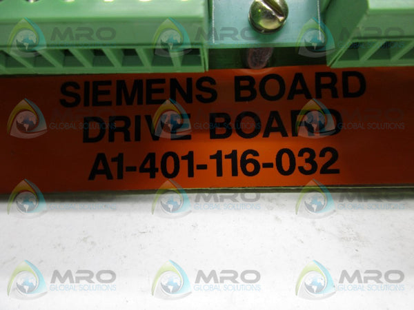 SIEMENS A1-401-116-032 CIRCUIT BOARD  NSNP