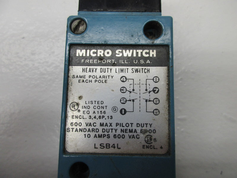 MICROSWITCH LSB4L  UNMP
