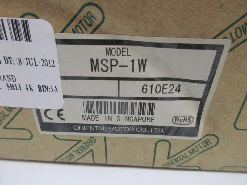 ORIENTAL MOTOR MSP-1W  NSMP