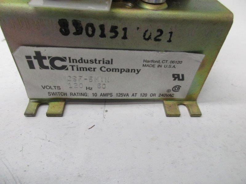 INDUSTRIAL TIMER COMPANY CSF-5MIN   UNMP