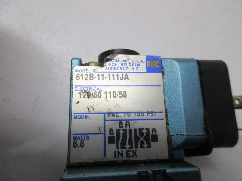 MAC 612B-11-111JA (AS PICTURED)  UNMP