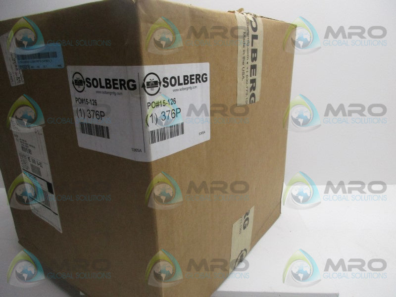 SOLBERG 376P AIR COMPRESSOR FILTER/SILENCER * FACTORY SEALED *