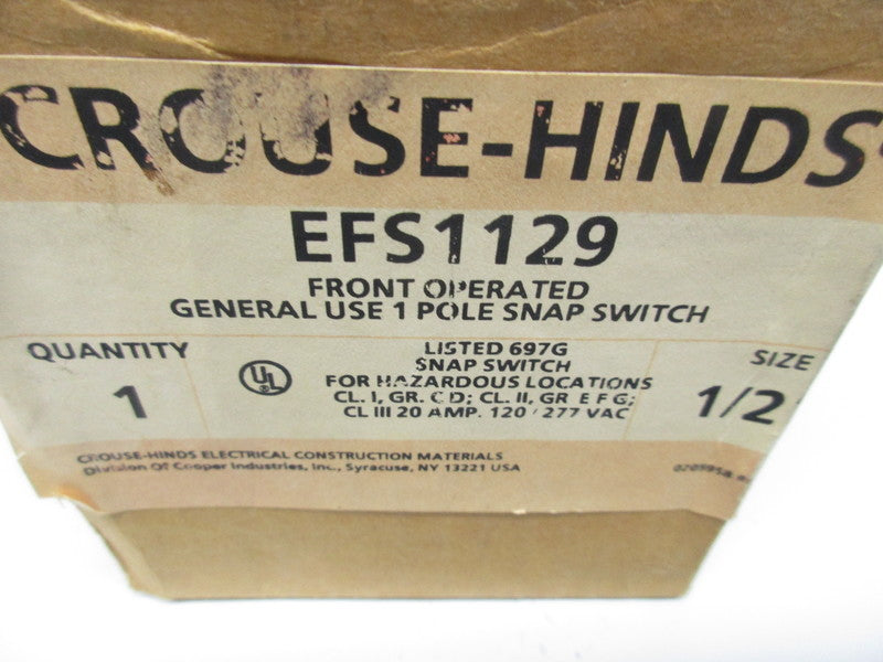 CROUSE HINDS EFS1129  NSMP