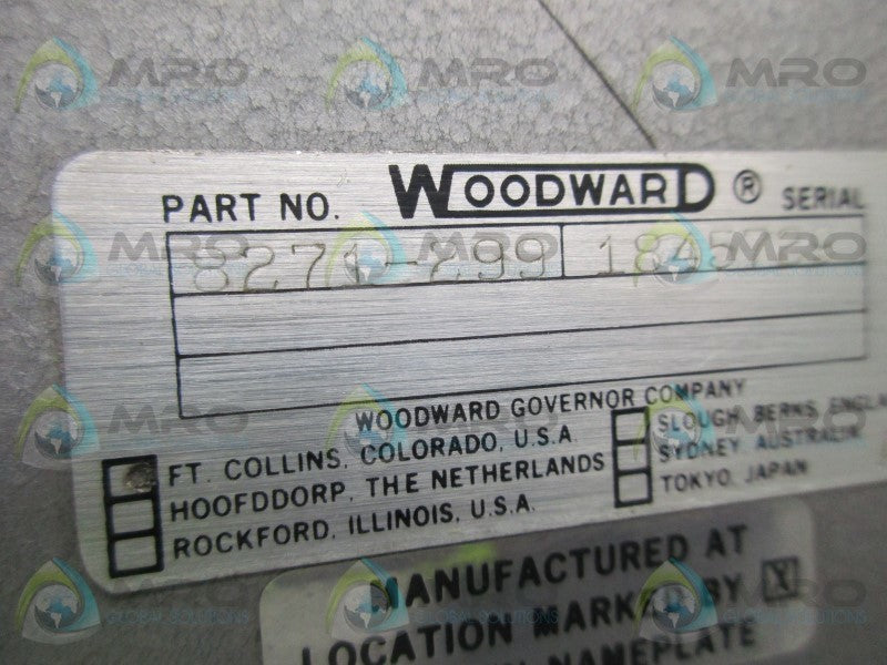 WOODWARD 8271-299 RESISTOR ASSEMBLY  UNMP