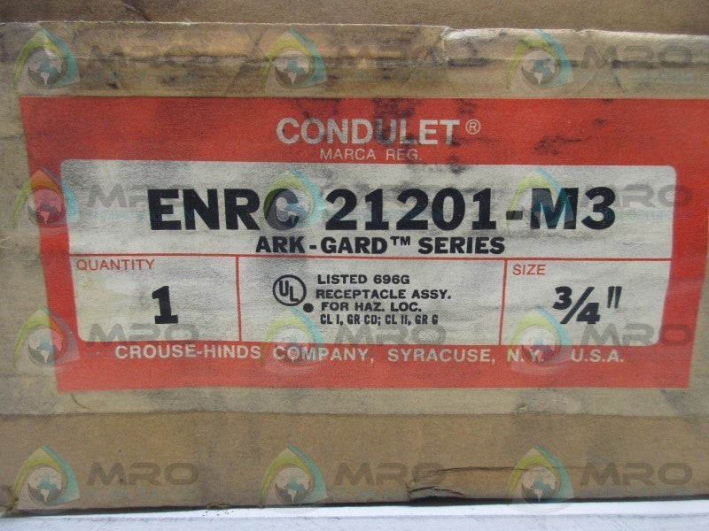 CROUSE HINDS ENRC-21201-ME RECEPTACLE ASSEMBLY  NSFS