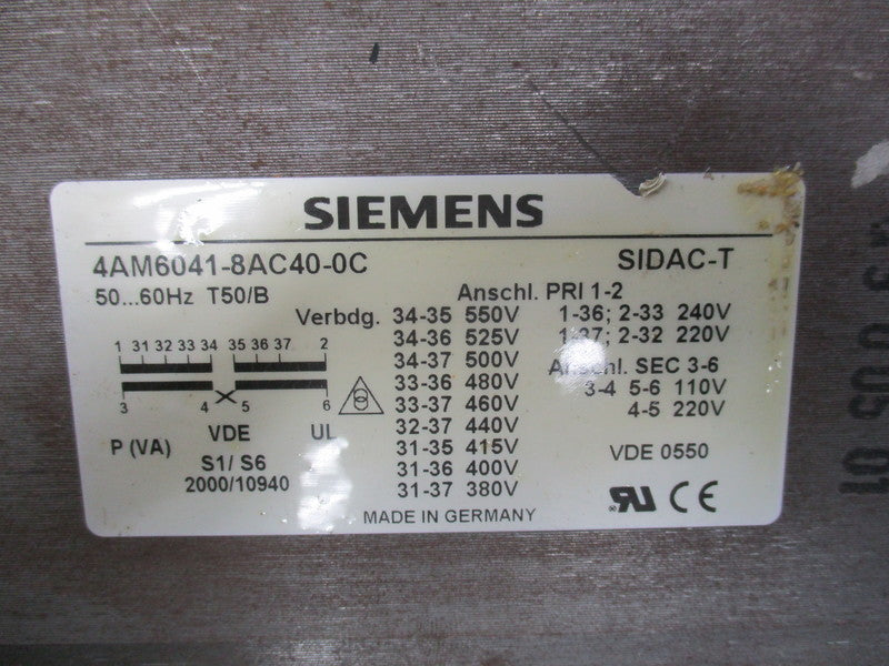 SIEMENS 4AM6041-8AC40-0C  NSNP