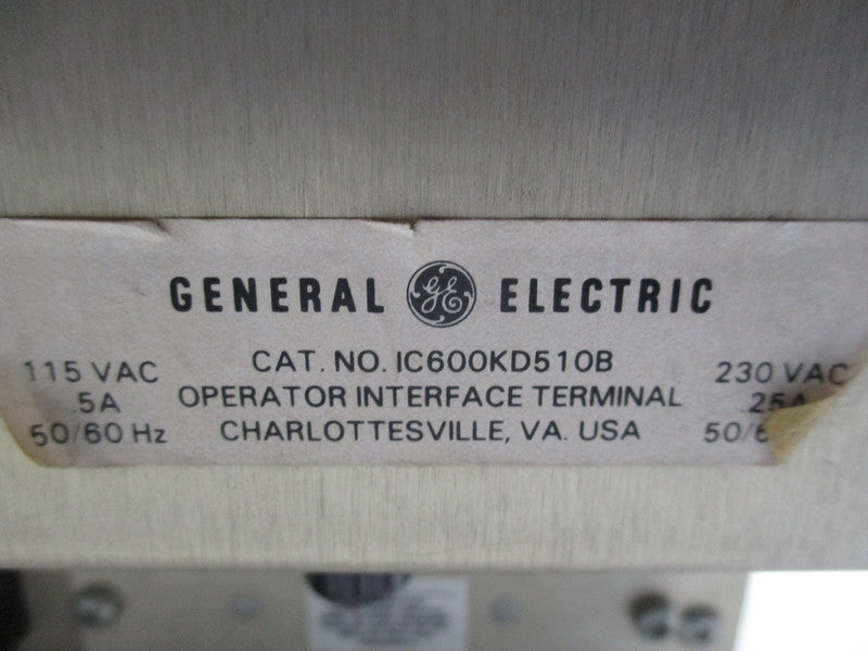 GENERAL ELECTRIC IC600KD510B  UNMP