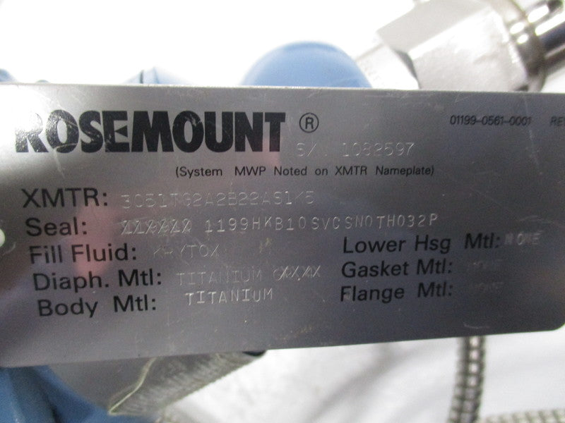 ROSEMOUNT 3051TG2A2B22AS1K5  NSNP