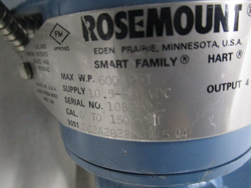 ROSEMOUNT 3051TG2A2B22AS1K5  NSNP