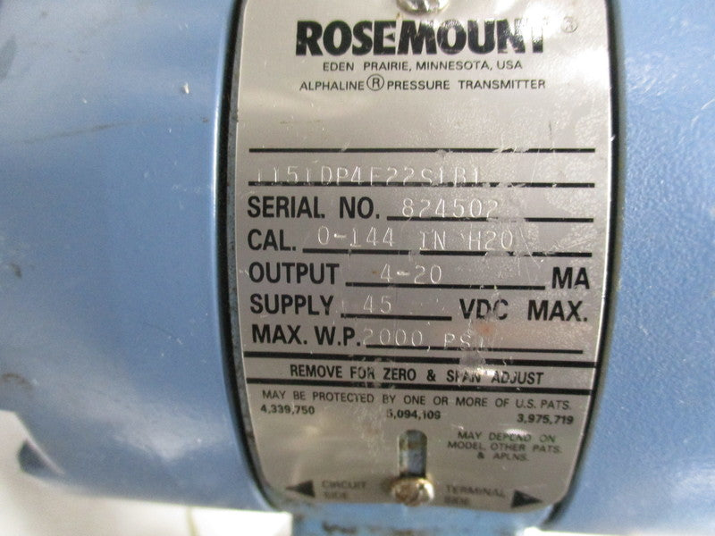 ROSEMOUNT 1151DP4E22S1B1  UNMP