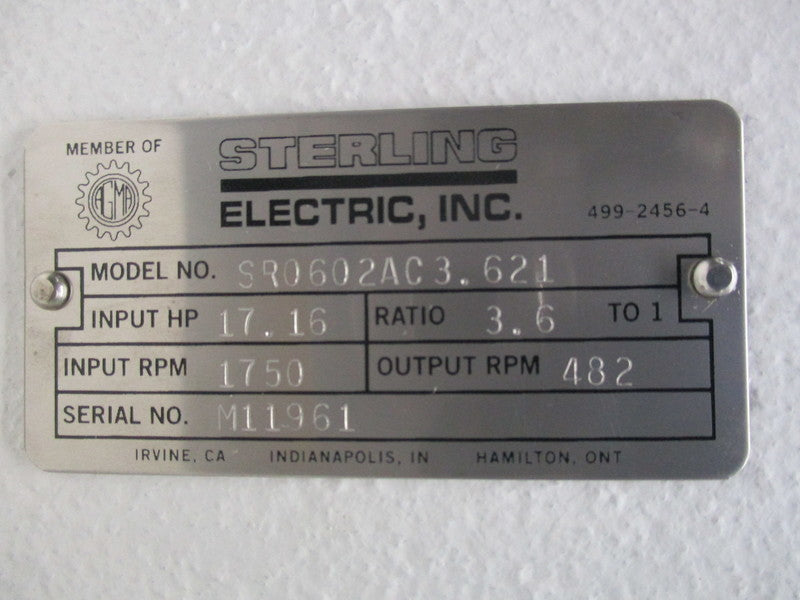 STERLING 2000HG SR0602AC3.621 NSNP