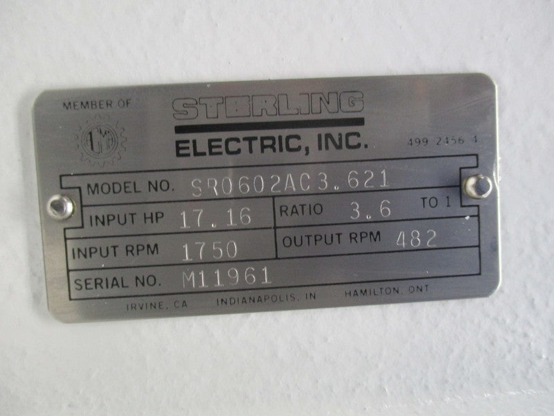 STERLING SR0602AC3.621  NSNP