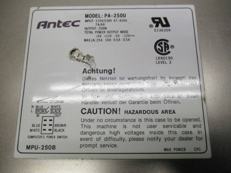 ANTEC PA-250U  UNMP