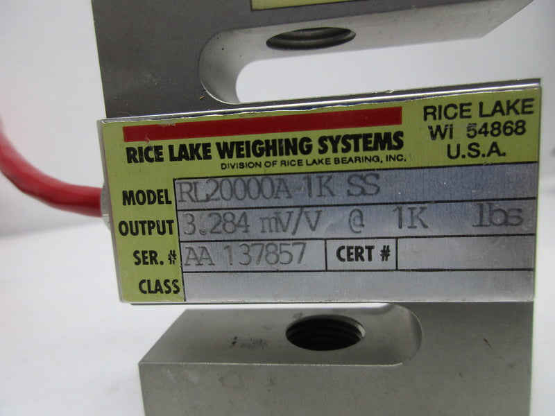 RICE LAKE RL20000A-1KSS LOAD CELL  NSNP