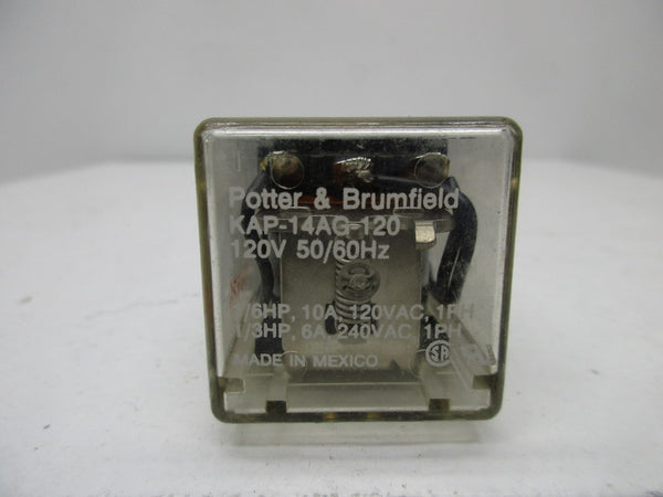 POTTER & BRUMFIELD KAP-14AG-120 RELAY 120V  NSNP