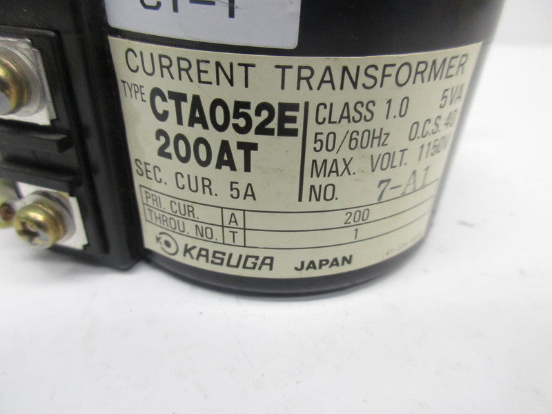 KASUGA CTA052E200AT CURRENT TRANSFORMER  NSNP