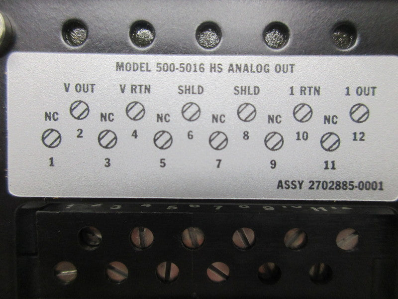 TEXAS INSTRUMENTS 2702885-0001 OUTPUT MODULE ANALOG ADAPTER  NSNP