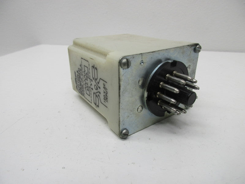 POTTER & BRUMFIELD CKF-38-70010 TIME DELAY RELAY 120VAC 0.1 - 10 SEC.  UNMP