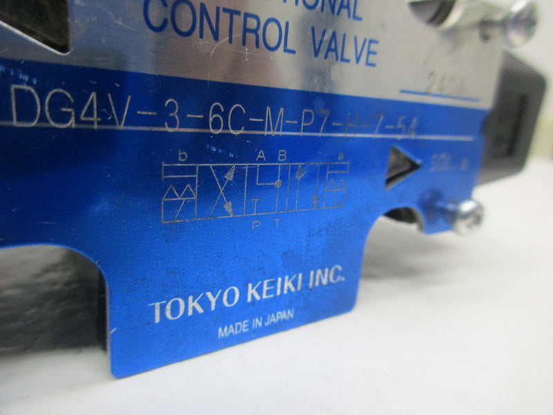 TOKYO KEIKI DG4V-3-6C-M-P7-H-7-54 CONTROL VALVE  NSNP