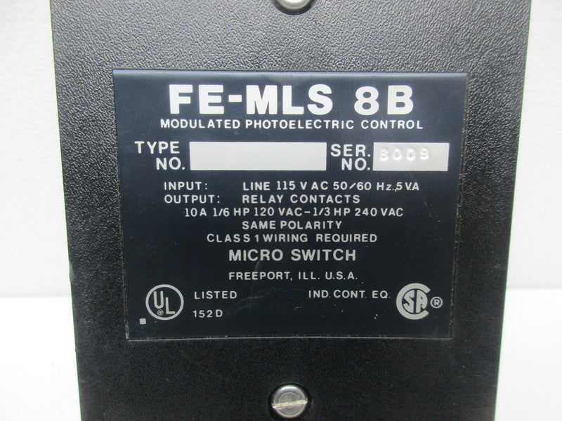 MICRO SWITCH FE-MLS-8B PHOTOELECTRIC SENSOR  NSNP