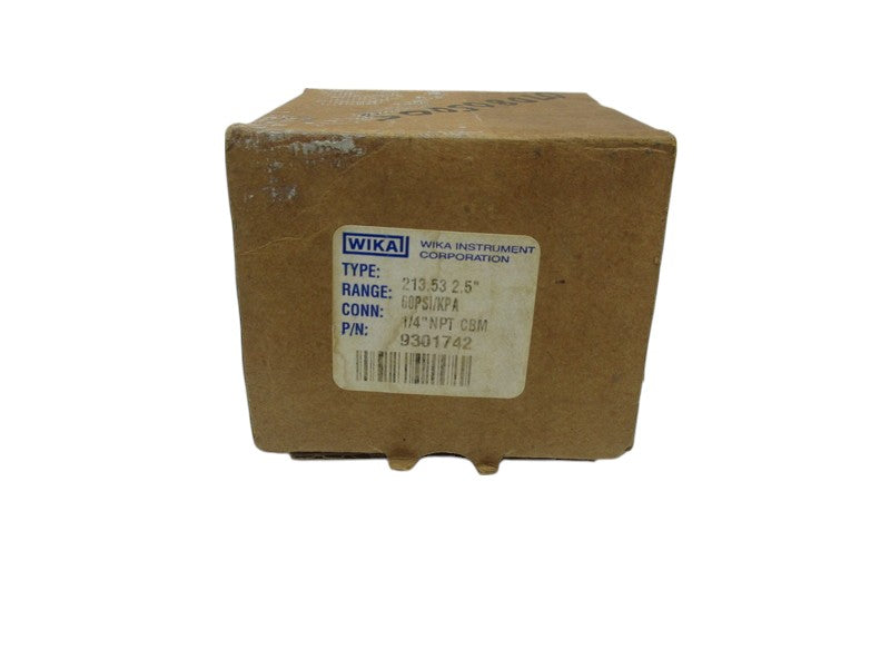 WIKA 9301742 PRESSURE GAUGE 60 PSI  NSMP