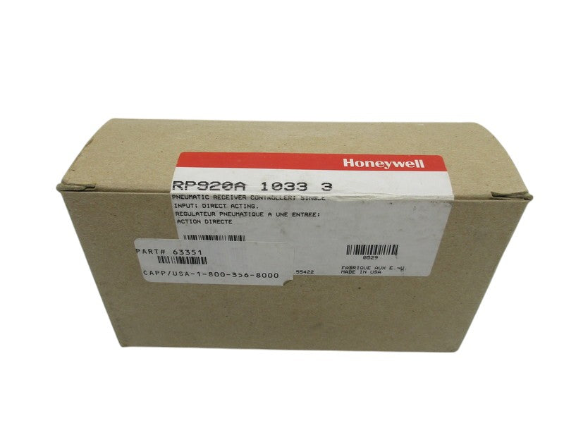HONEYWELL RP920A-1033-3 PNEUMATIC CONTROLLER  NSFS