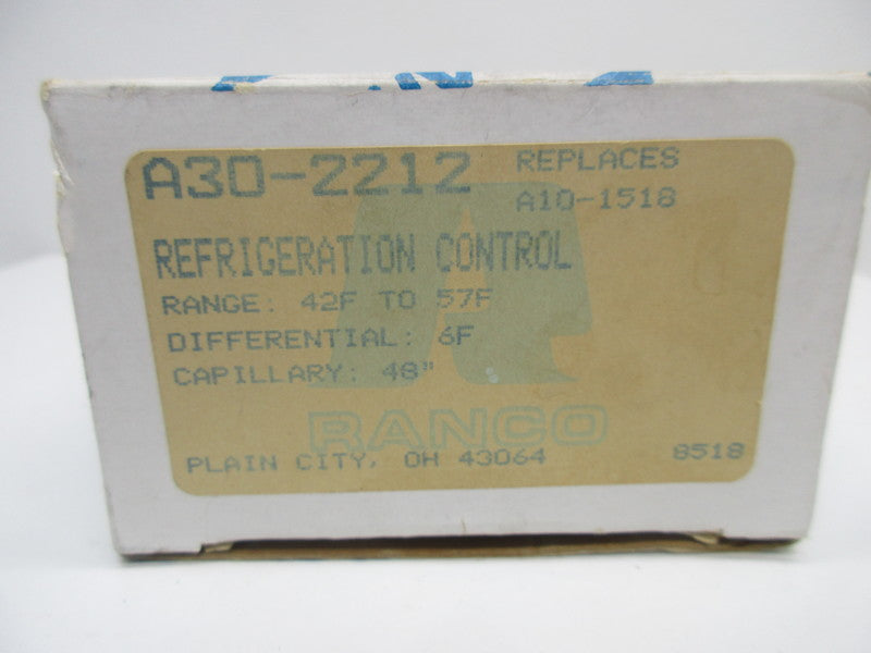 RANCO A30-2212-70 REFRIGERATION CONTROL  NSMP
