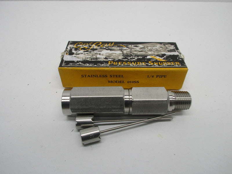 ONE RAY MODEL 010SS PRESSURE SNUBBER 1/4"  NSMP