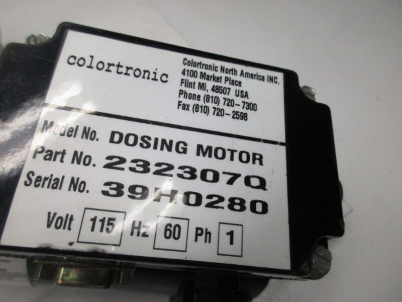 COLORTRONIC 232307Q DOSING MOTOR 115V 1 PHASE  NSNP