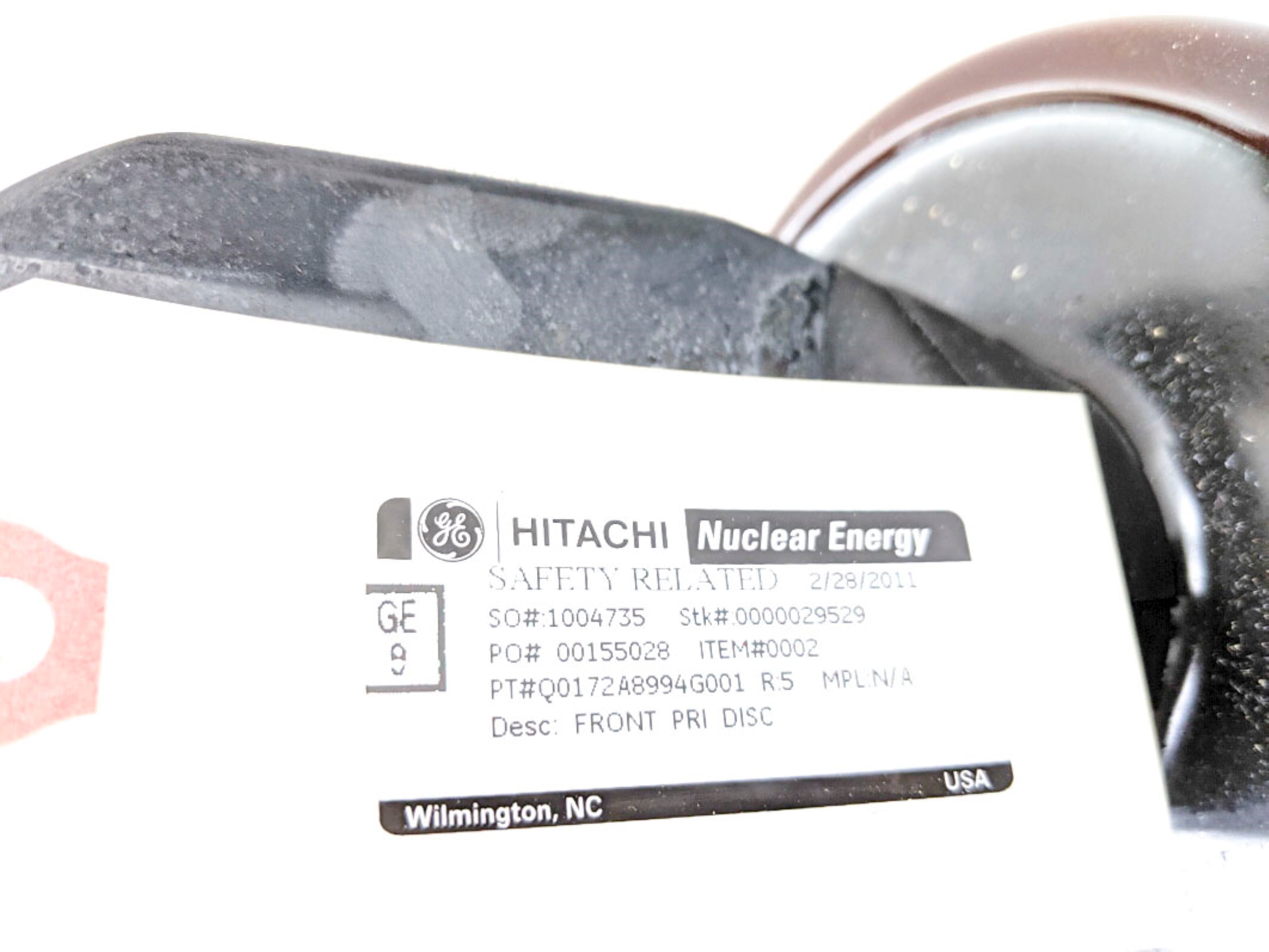 GENERAL ELECTRIC HITACHI Q0172A8994G001 FRONT PRIMARY DISCONNECT NSNP