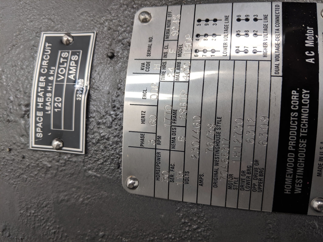 HOMEWOOD WESTINGHOUSE 1H12730 70A65317 NSNP