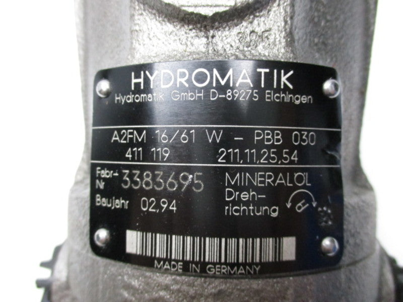 HYDROMATIK A2FM16/61W-PBB030 HYDRAULIC MOTOR  NSNP