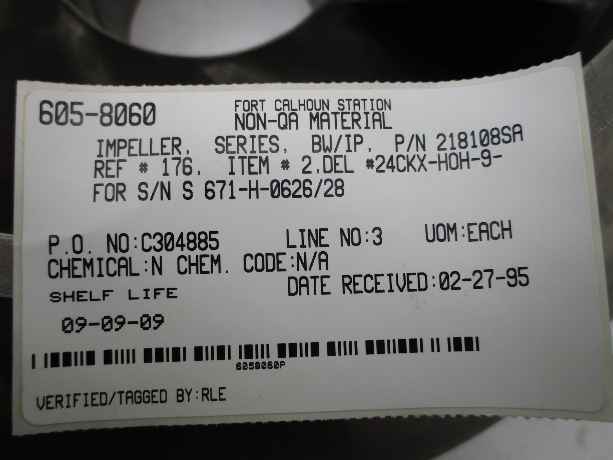 IMPELLER 218108SA NSNP